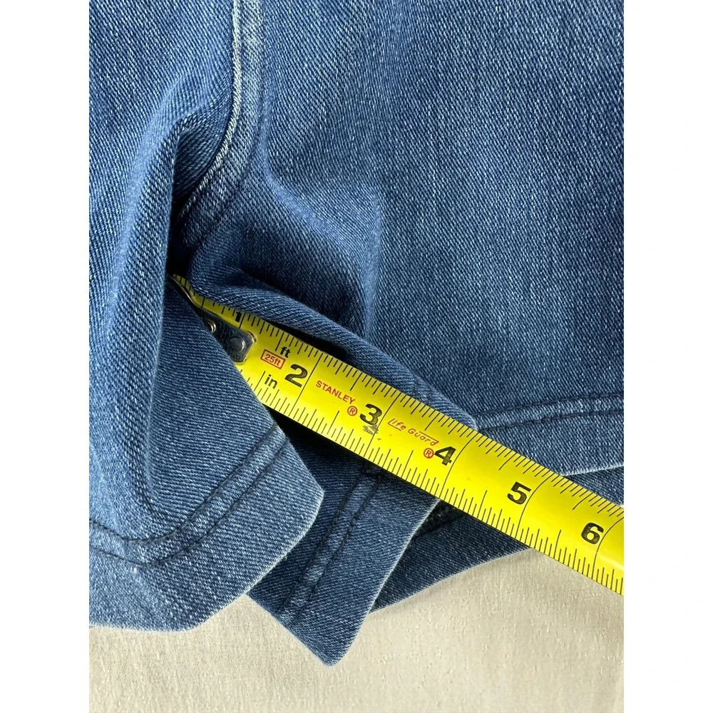 Halara Flex High Waisted Denim Casual Baggy Shorts 4'' with Pockets Size L